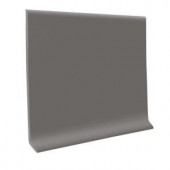 ROPPE Vinyl Laminate Dark Gray 4 in. x 120 ft. x .080 in. Coil Wallbase