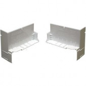 SureSill 4-1/8 in. White PVC End Caps for SureSill Sloped Sill Pans (Pair)
