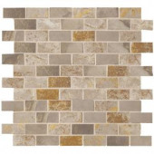 MARAZZI Jade Taupe 13 in. x 13 in. Glazed Porcelain Floor & Wall Mosaic Tile