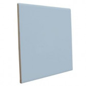 U.S. Ceramic Tile Bright Wedgewood 6 in. x 6 in. Ceramic Surface Bullnose Wall Tile