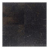 Daltile Concrete Connection Downtown Black 20 in. x 20 in. Porcelain Floor and Wall Tile (16.27 q. ft. / case)