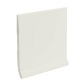 U.S. Ceramic Tile Color Collection Matte Bone 6 in. x 6 in. Ceramic Stackable /Finished Cove Base Wall Tile