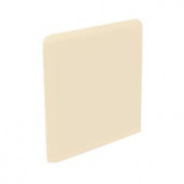 U.S. Ceramic Tile Color Collection Bright Khaki 3 in. x 3 in. Ceramic Surface Bullnose Corner Wall Tile