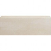 U.S. Ceramic Tile Avila Blanco 3-1/4 in. x 12 in. Glazed Ceramic Single Bullnose Tile