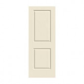 JELD-WEN Smooth 2-Panel Solid Core Primed Molded Interior Door Slab