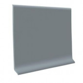 ROPPE 700 Series Steel Gray 4 in. x 1/8 in. x 48 in. Thermoplastic Rubber Cove Base (30-Pieces)