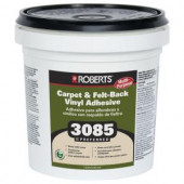 Roberts 3085 1 qt. Multipurpose Carpet and Felt Back Vinyl Adhesive