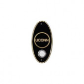 NuTone College Pride University of Connecticut Wireless Door Chime Push Button - Antique Brass