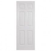 Steves & Sons 6-Panel Textured Primed White Solid Evolution Core Interior Door Slab