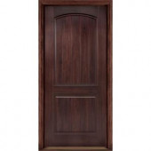 Masonite AvantGuard Sierra 2-Panel Finished Smooth Fiberglass Entry Door with No Brickmold