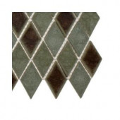 Splashback Tile Roman Selection Basilica Diamond Glass Floor and Wall Tile - 6 in. x 6 in. Tile Sample