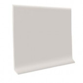 ROPPE Pinnacle Rubber Light Gray 4 in. x 1/8 in. x 48 in. Cove Base (30 Pieces / Carton)