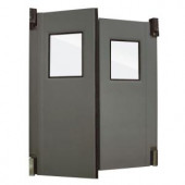 Aleco ImpacDor HD-175 1-3/4 in. x 72 in. x 84 in. Charcoal Gray Impact Door