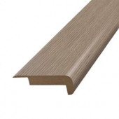 SimpleSolutions Grey Yew 3/4 in. Thick x 2-3/8 in. Wide x 78-3/4 in. Length Laminate Stair Nose Molding