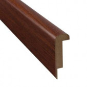 SimpleSolutions Brazilian Jatoba 3/4 in. Thick x 2-3/8 in. Wide x 78-3/4 in. Length Laminate Stair Nose Molding