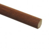 Zamma African Mahogany 5/8 in. Thick x 3/4 in. Wide x 94 in. Length Vinyl Quarter Round Molding