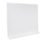 ROPPE Vinyl Laminate Snow 4in. x 120 ft. x.080 in. Wall Base