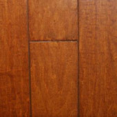 Millstead Hand Scraped Maple Spice Engineered Click Hardwood Flooring - 5 in. x 7 in. Take Home Sample