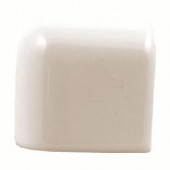 Daltile Semi-Gloss Almond 2 in. x 2 in. Ceramic Bullnose Outside Corner Wall Tile