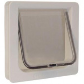 Ideal Pet 6.25 in. x 6.25 in. Small Cat Flap Cat Door with Plastic Frame And Rigid Flap