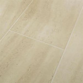 Hampton Bay Roman Tile Beige Laminate Flooring - 5 in. x 7 in. Take Home Sample