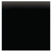 Daltile Semi-Gloss Matte Black 4-1/4 in. x 4-1/4 in. Ceramic Surface Bullnose Wall Tile