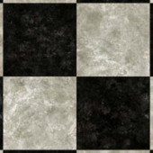 Armstrong Caspian II Checkerboard Gray Vinyl Plank Flooring - 6 in. x 9 in. Take Home Sample