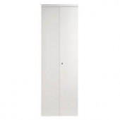 Impact Plus 2-Panel Smooth Flush Solid Core Primed MDF Interior Bi-fold Closet Door